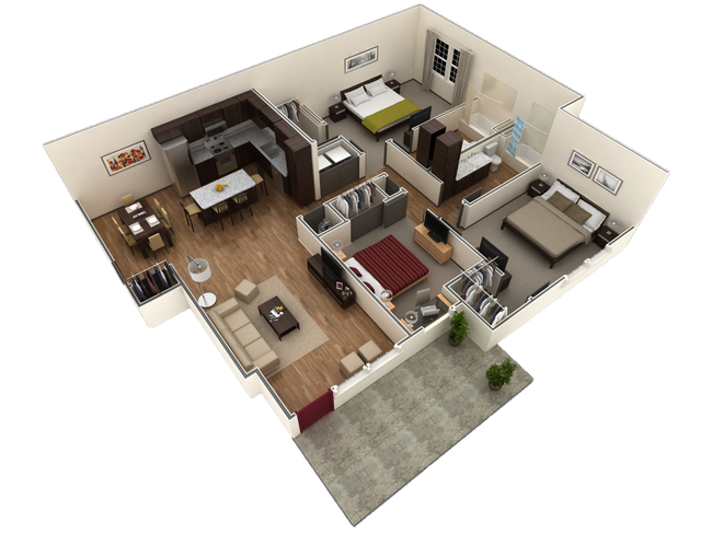 Unit 1114 1114 floor plan